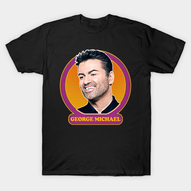 George Michael // Retro Style Design T-Shirt by DankFutura